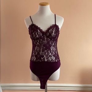 Lace body suit
